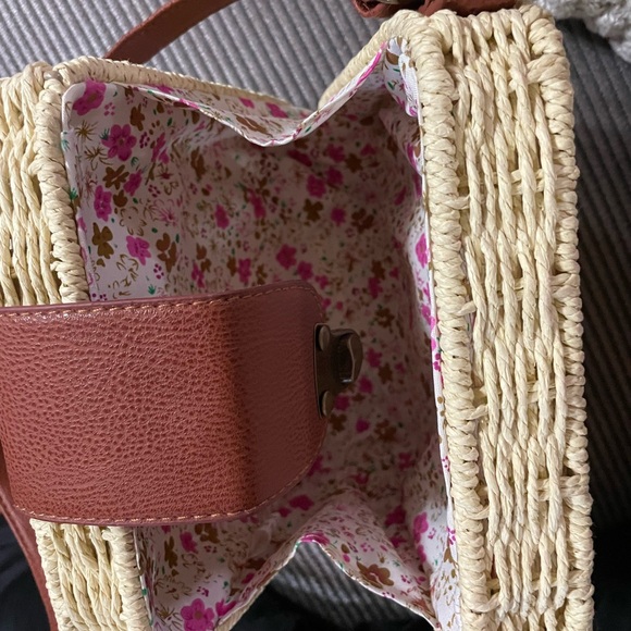 Square wicker bag - Picture 2 of 4